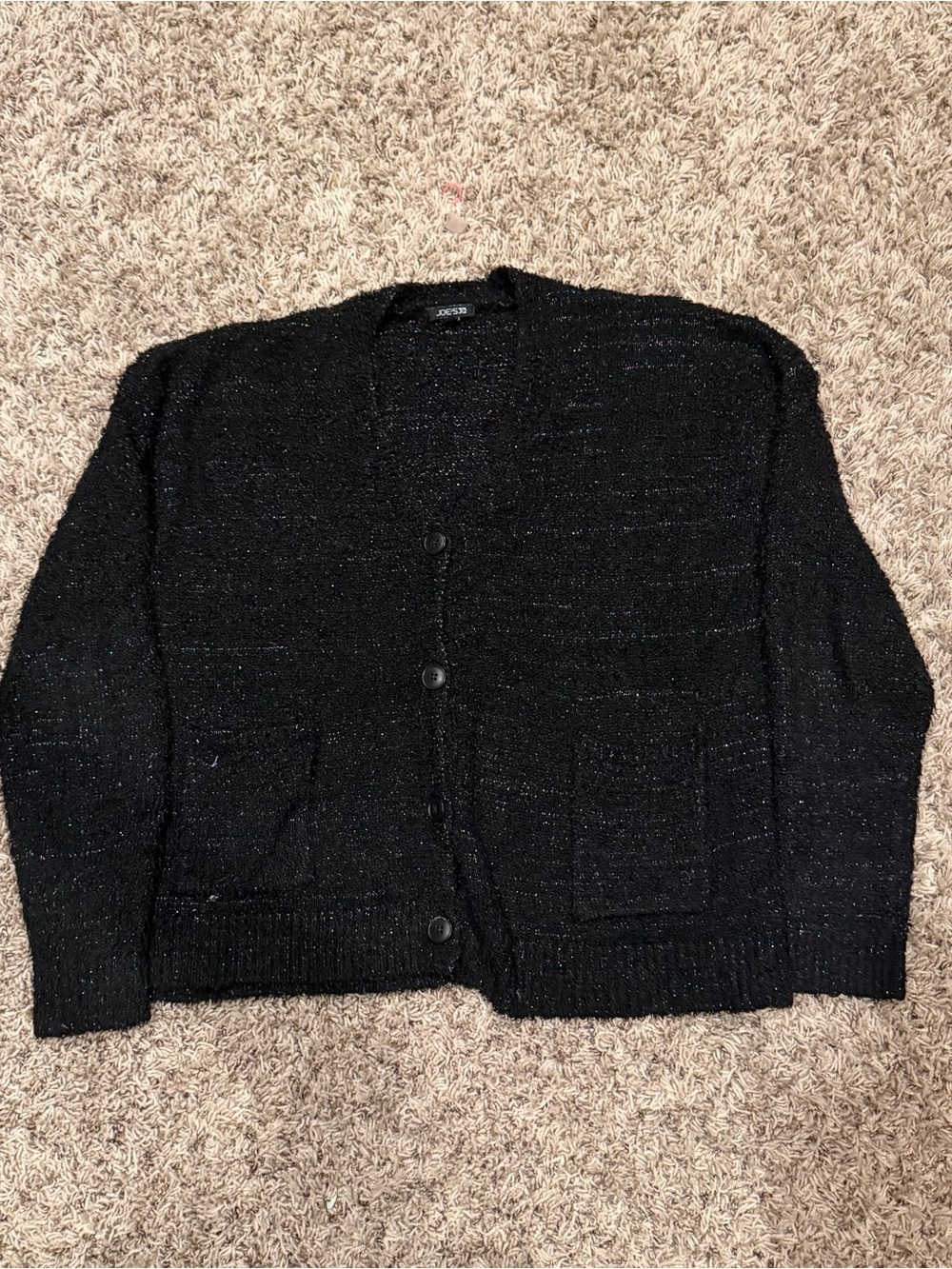 Black Rainbow Sparkles Sweater